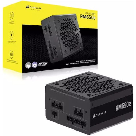 Corsair RMe Series RM650e 650W Μαύρο Τροφοδοτικό Υπολογιστή Full Modular Cybenetics Gold