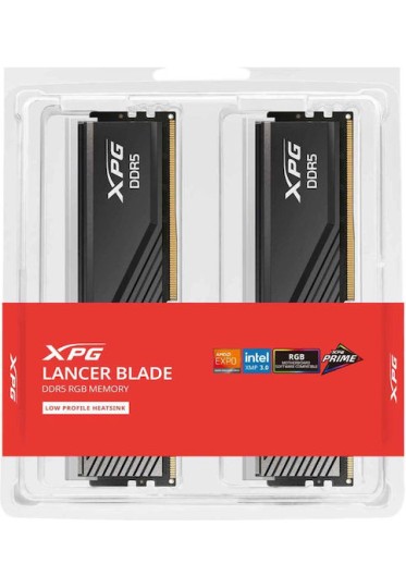 Adata Lancer Blade RGB DDR5 32GB RAM με 2x16GB Modules και Ταχύτητα 6000 για Desktop