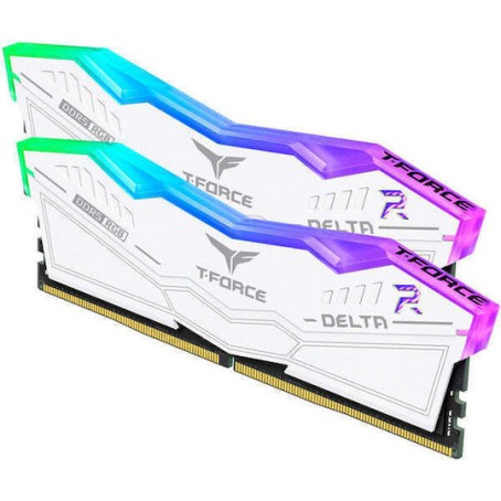 TeamGroup T-Force Delta RGB DDR5 32GB RAM με 2x16GB Modules και Ταχύτητα 6000 για Desktop