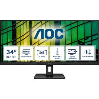AOC U34E2M/BK VA Monitor 34
