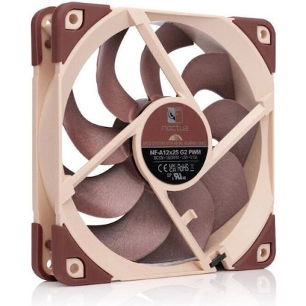 Noctua NF-A12x25 G2 Case Fan 120mm με Σύνδεση 4-Pin PWM Καφέ