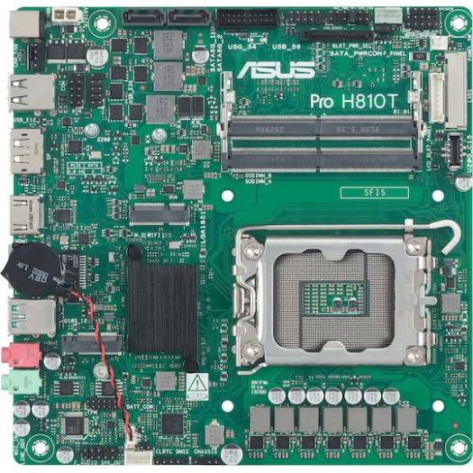 Asus PRO H810T-CSM Motherboard Mini ITX με Intel 1851 Socket 90MB1LGM-M0EAYC