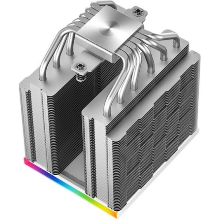 Deepcool AK620 Digital SE Ψύκτρα Επεξεργαστή Διπλού Ανεμιστήρα για Socket AM4/AM5/1200/115x με RGB Φωτισμό Λευκή