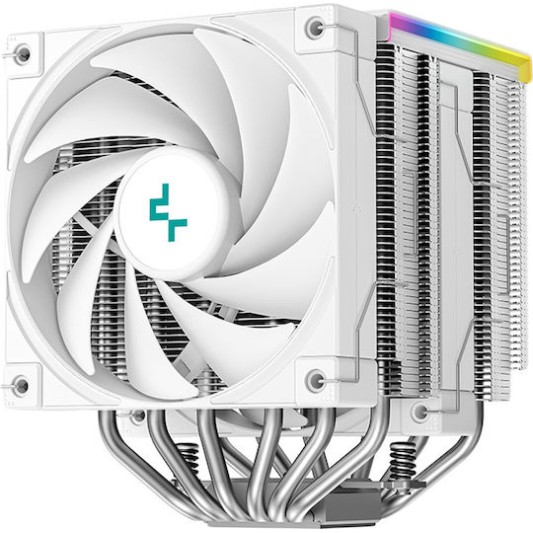 Deepcool AK620 Digital SE Ψύκτρα Επεξεργαστή Διπλού Ανεμιστήρα για Socket AM4/AM5/1200/115x με RGB Φωτισμό Λευκή