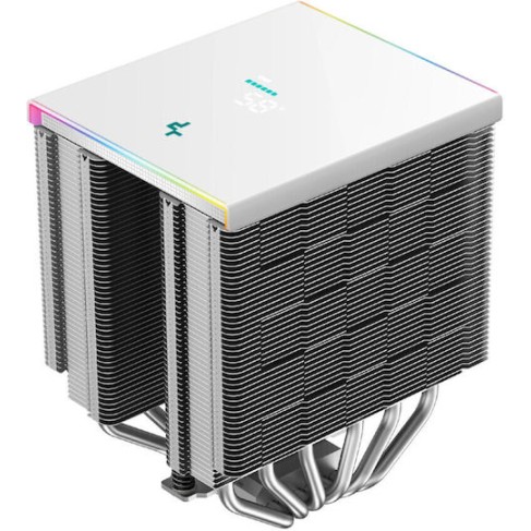 Deepcool AK620 Digital SE Ψύκτρα Επεξεργαστή Διπλού Ανεμιστήρα για Socket AM4/AM5/1200/115x με RGB Φωτισμό Λευκή