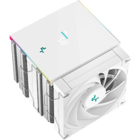 Deepcool AK620 Digital SE Ψύκτρα Επεξεργαστή Διπλού Ανεμιστήρα για Socket AM4/AM5/1200/115x με RGB Φωτισμό Λευκή