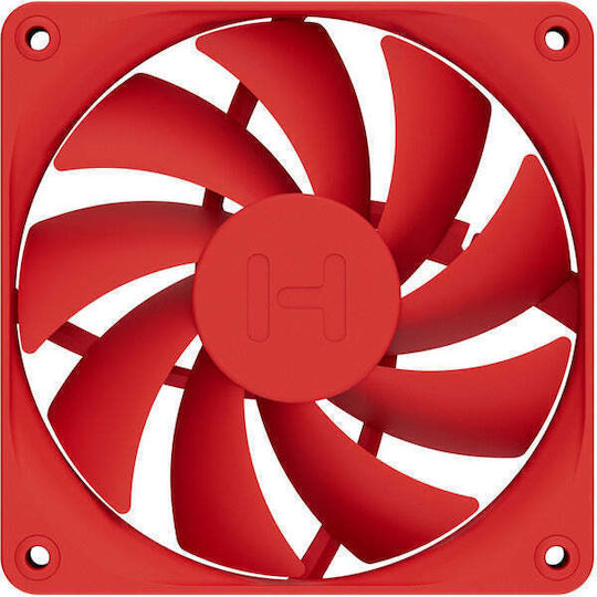 HYTE FA12 Case Fan 120mm με Χωρίς Led Φωτισμό 4τμχ Κόκκινο