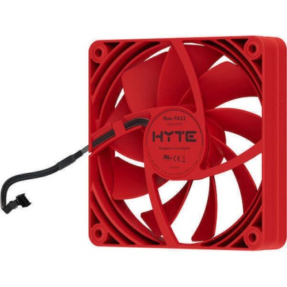 HYTE FA12 Case Fan 120mm με Χωρίς Led Φωτισμό 4τμχ Κόκκινο