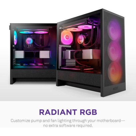 NZXT Kraken Core 360 Υδρόψυξη Επεξεργαστή Τριπλού Ανεμιστήρα 120mm για Socket AM4/AM5/1700/1200 με RGB Φωτισμό