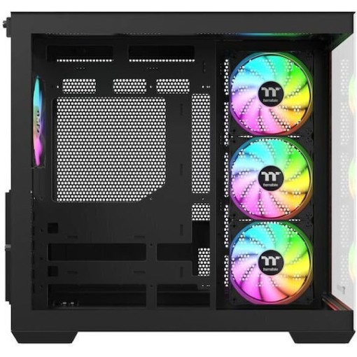 Thermaltake View 380 WS ARGB Gaming Midi Tower Κουτί Υπολογιστή με Πλαϊνό Παράθυρο Μαύρο