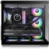 Thermaltake View 380 WS ARGB Gaming Midi Tower Κουτί Υπολογιστή με Πλαϊνό Παράθυρο Μαύρο
