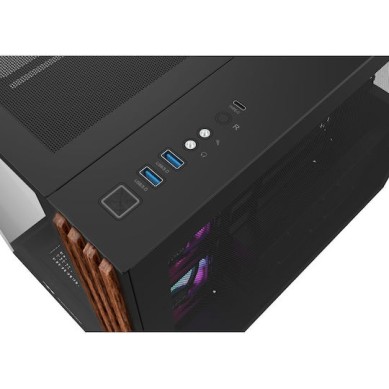Thermaltake View 380 WS ARGB Gaming Midi Tower Κουτί Υπολογιστή με Πλαϊνό Παράθυρο Μαύρο
