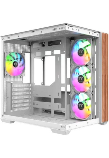 Thermaltake View 380 WS ARGB Gaming Midi Tower Κουτί Υπολογιστή με Πλαϊνό Παράθυρο Snow White