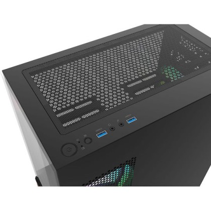 Thermaltake View 170 WS ARGB Mini Tower Κουτί Υπολογιστή με Πλαϊνό Παράθυρο Μαύρο