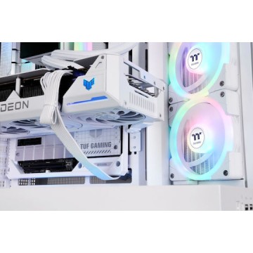 Thermaltake View 380 XL WS ARGB Gaming Midi Tower Κουτί Υπολογιστή με Πλαϊνό Παράθυρο Snow