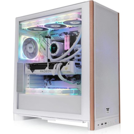 Thermaltake S370 WS Gaming Midi Tower Κουτί Υπολογιστή Λευκό