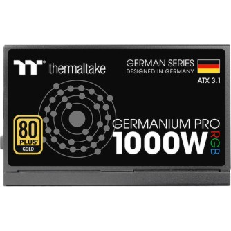 Thermaltake Germanium Pro RGB 1000W Μαύρο Τροφοδοτικό Υπολογιστή Full Modular 80 Plus Gold