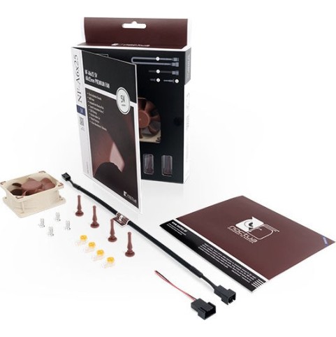 Noctua NF-A6X25 5V Case Fan 60mm με Λευκό Φωτισμό και Σύνδεση 3-Pin Λευκό