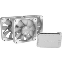 APNX FP1-R 120 Reverse Case Fan με ARGB Φωτισμό 3τμχ Λευκό