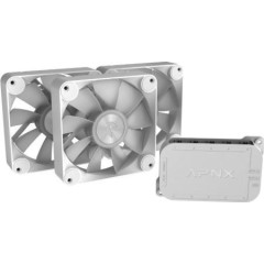 APNX FP1-R 120 Reverse Case Fan με ARGB Φωτισμό 3τμχ Λευκό
