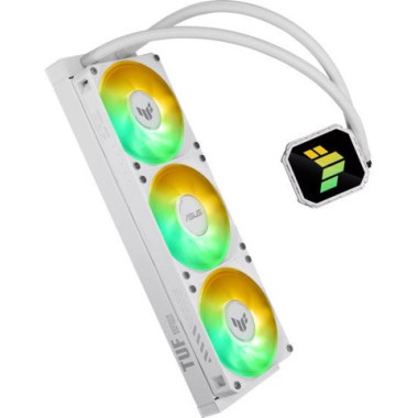 Asus TUF GAMING LC III 360 Υδρόψυξη AIO CPU με 3 Ανεμιστήρες 120mm και ARGB Φωτισμό Λευκή