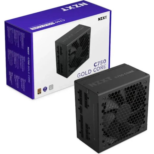 NZXT C750 Gold 750W Μαύρο Τροφοδοτικό Υπολογιστή Full Modular