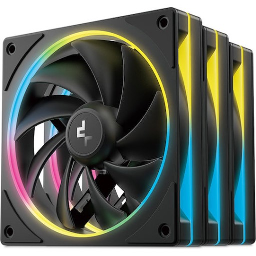 Deepcool FL12 3 IN 1 Case Fan 120mm με ARGB Φωτισμό και Σύνδεση 4-Pin PWM 3τμχ