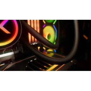 Krux HydroX 240 ARGB Υδρόψυξη Επεξεργαστή Διπλού Ανεμιστήρα 120mm για Socket AM4/AM5/1700/1200/115x