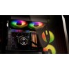 Krux HydroGlance 240 ARGB Υδρόψυξη Επεξεργαστή Διπλού Ανεμιστήρα 120mm για Socket 1700/1200/115x