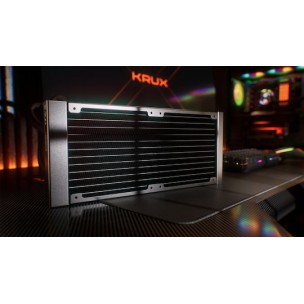 Krux HydroGlance 240 ARGB Υδρόψυξη Επεξεργαστή Διπλού Ανεμιστήρα 120mm για Socket 1700/1200/115x