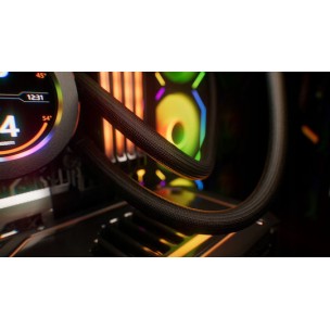 Krux HydroGlance 240 ARGB Υδρόψυξη Επεξεργαστή Διπλού Ανεμιστήρα 120mm για Socket 1700/1200/115x