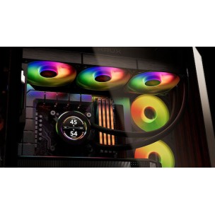 Krux HydroGlance 360 ARGB Υδρόψυξη Επεξεργαστή Τριπλού Ανεμιστήρα 120mm για Socket AM4/AM5/1700/1200/115x