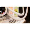 Krux HydroGlance 360 Υδρόψυξη Επεξεργαστή Τριπλού Ανεμιστήρα 120mm με ARGB Φωτισμό Λευκή