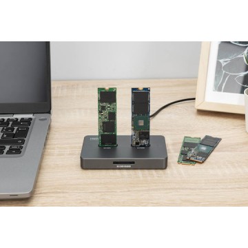 Digitus Docking Station για 2 Σκληρούς Δίσκους SATA με σύνδεση USB-C (DA-71546-1)