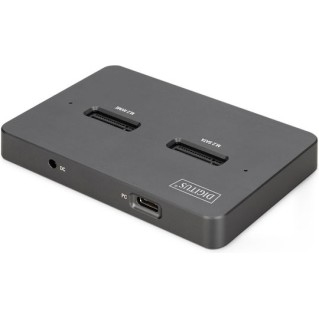 Digitus Docking Station για 2 Σκληρούς Δίσκους SATA με σύνδεση USB-C (DA-71546-1)