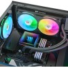 Thermaltake TH240 V3 ARGB Sync AIO (v3) Υδρόψυξη Επεξεργαστή Τριπλού Ανεμιστήρα 120mm για Socket AM4/AM5/1700/1200/115x