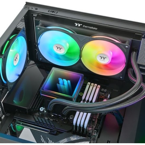 Thermaltake TH240 V3 ARGB Sync AIO (v3) Υδρόψυξη Επεξεργαστή Τριπλού Ανεμιστήρα 120mm για Socket AM4/AM5/1700/1200/115x