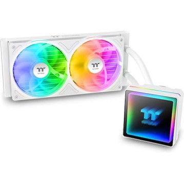 Thermaltake TH240 V3 ARGB Sync AIO (v3) Υδρόψυξη Επεξεργαστή Διπλού Ανεμιστήρα 120mm για Socket AM4/AM5/1700/1200/115x Λευκή