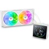Thermaltake TH240-S V3 ARGB Sync (v3) Υδρόψυξη Επεξεργαστή Διπλού Ανεμιστήρα 120mm για Socket AM4/AM5/1700/1200/115x Λευκή