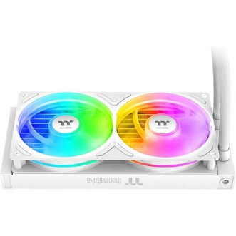 Thermaltake TH240-S V3 ARGB Sync (v3) Υδρόψυξη Επεξεργαστή Διπλού Ανεμιστήρα 120mm για Socket AM4/AM5/1700/1200/115x Λευκή