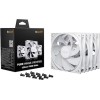 Be Quiet Pure Wings 3 Case Fan 120mm με Λευκό Φωτισμό και Σύνδεση 4-Pin PWM 3τμχ Λευκό