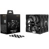 Be Quiet Pure Wings 3 Case Fan 140mm με Σύνδεση 4-Pin PWM 3τμχ