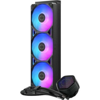CoolerMaster MasterLiquid 360 Atmos II LED Υδρόψυξη Επεξεργαστή Τριπλού Ανεμιστήρα 120mm για Socket AM4/AM5/1700/1200/115x με RGB Φωτισμό
