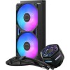 CoolerMaster MasterLiquid 240 Atmos II VRM Υδρόψυξη Επεξεργαστή Διπλού Ανεμιστήρα 120mm για Socket AM4/AM5/1700/1200/115x με ARGB Φωτισμό