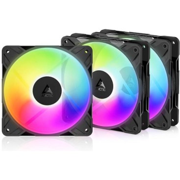 Arctic P12 Pro Reverse Case Fan 120mm με RGB Φωτισμό και Σύνδεση 3-Pin / 4-Pin PWM 3τμχ