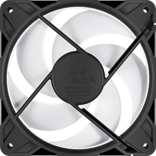 Arctic P12 Pro Reverse Case Fan 120mm με RGB Φωτισμό και Σύνδεση 3-Pin / 4-Pin PWM 3τμχ