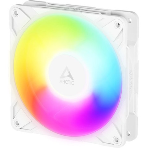Arctic P12 Pro Reverse Case Fan 120mm με ARGB Φωτισμό και Σύνδεση 3-Pin / 4-Pin PWM 3τμχ Λευκό