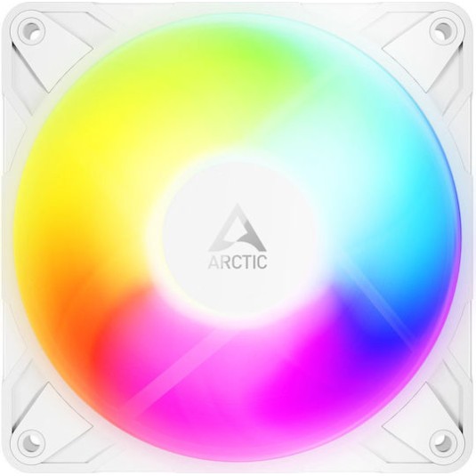 Arctic P12 Pro Reverse Case Fan 120mm με ARGB Φωτισμό και Σύνδεση 3-Pin / 4-Pin PWM 3τμχ Λευκό