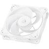 Arctic P12 Pro Reverse Case Fan 120mm με ARGB Φωτισμό και Σύνδεση 3-Pin / 4-Pin PWM 3τμχ Λευκό