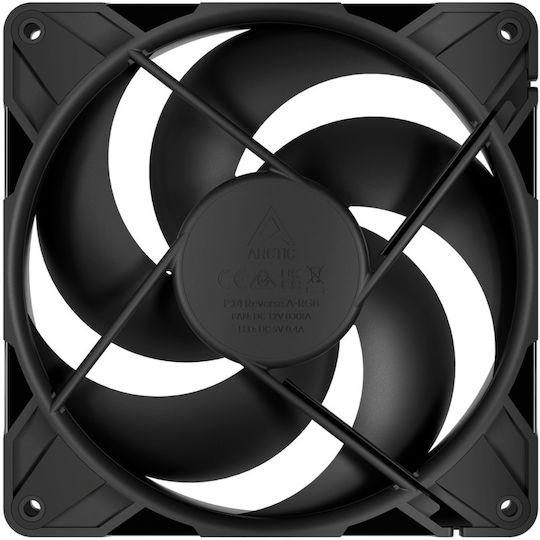 Arctic P14 Pro Reverse Case Fan 140mm με Χωρίς Led Φωτισμό και Σύνδεση 4-Pin Molex / 4-Pin PWM